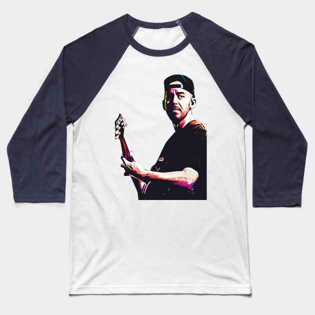 Mike Shinoda Baseball T-Shirt by Creativedy Stuff